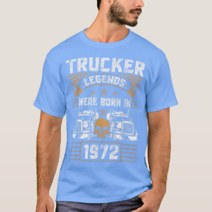 T-shirt Conducteur De Camion Légende Anniversaire Trucker