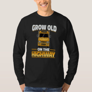 T-shirt Conducteur de Camion Poids Lourds Camionneur Vieil