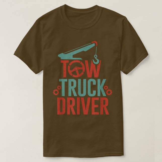 T-shirt Conducteur de camion remorque Trucks Opérateurs de (Design devant)