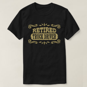 T-shirt Conducteur de camion retraité