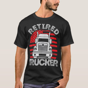 T-shirt Conducteur de camion retraité Conception de devis 