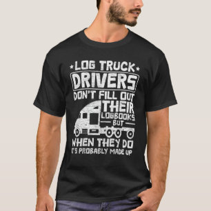 T-shirt Conducteur de camionnette de bille amusant Camionn