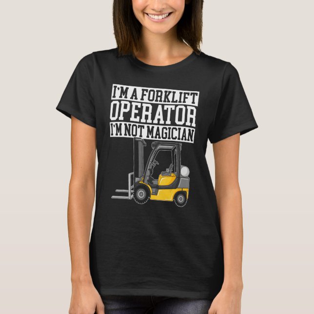 T-shirt Conducteur de chariot élévateur (Devant)