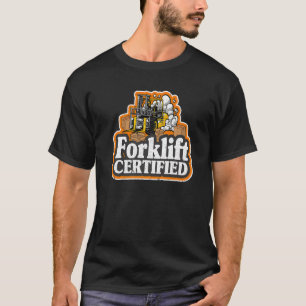 T-shirt Conducteur de chariot élévateur à fourche Opérateu