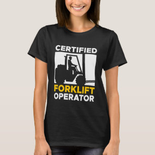 T-shirt Conducteur de chariot élévateur certifié