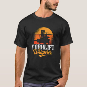 T-shirt Conducteur de chariot élévateur chuchoteur entrepô