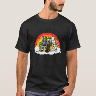 T-shirt Conducteur de chariot élévateur Rainbow World meil