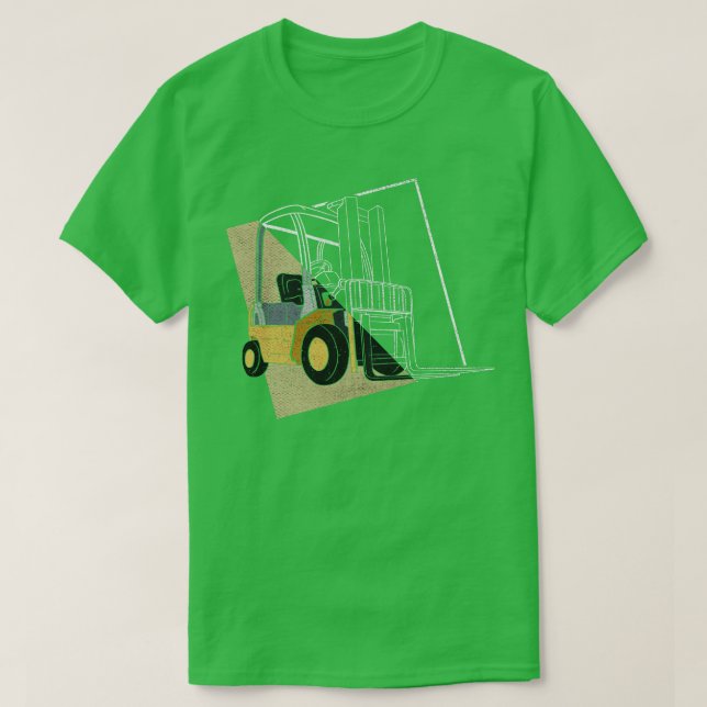 T-shirt Conducteur de chariots élévateurs à fourche (Design devant)