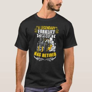 T-shirt Conducteur de chariots élévateurs à la retraite Co