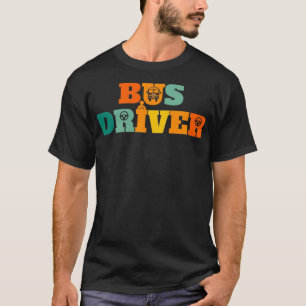 T-shirt Conducteur de chauffeur d'autobus scolaire Motoris