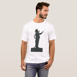 T-shirt Conducteur de musique classique - cheveux sauvages