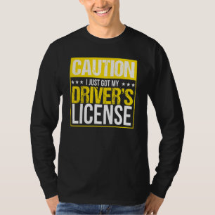 T-shirt Conducteur de plaque de permis de conduire