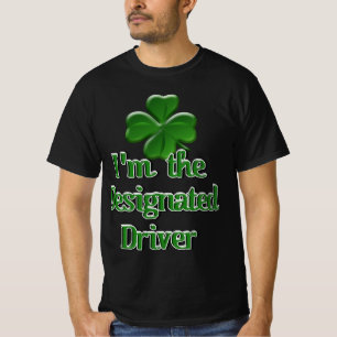 T-shirt Conducteur désigné pour la Saint-Patrick