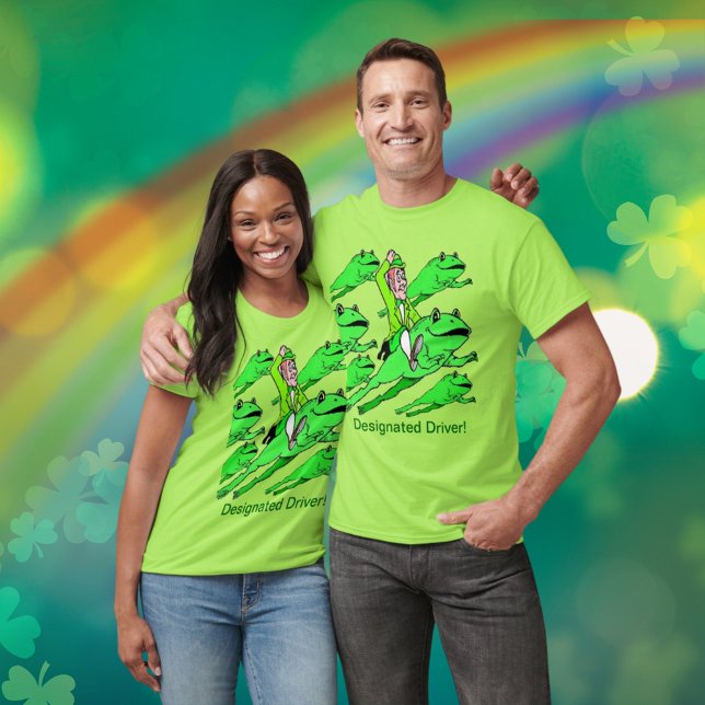 T-shirt Conducteur désigné St Patrick's Day Unisex (Designated Driver St Patrick's Day Unisex T-Shirt)