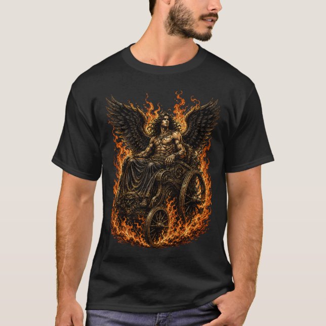 T-shirt Conducteur du char de feu de Bélial (Devant)