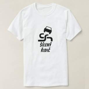 T-shirt Conducteur fou en tchèque
