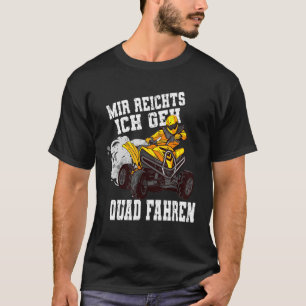 T-shirt Conducteur Quad Hors Route Vélo Atv Conducteur Qua