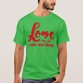 T-shirt Conducteur scolaire chauffeur d'autobus scolaire r