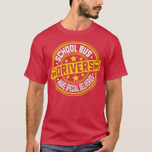 T-shirt Conducteurs d'autobus scolaires faire des livraiso