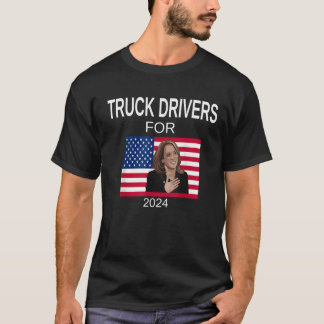 T-shirt Conducteurs De Camion Kamala Harris Pour La Libert