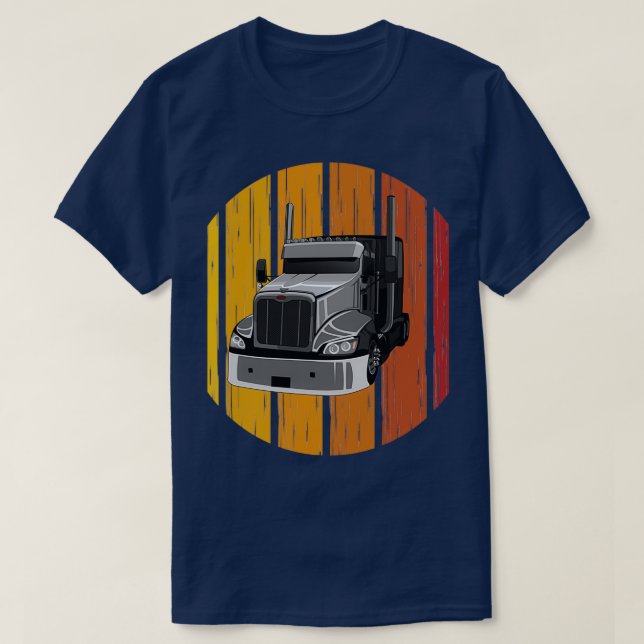 T-shirt Conducteurs de camions rétro (Design devant)