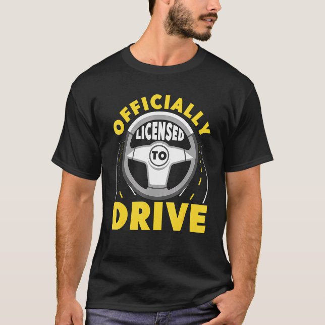 T-shirt Conducteurs passés Tester nouvelle licence de cond (Devant)