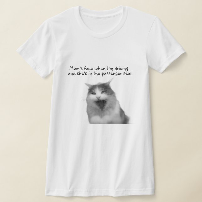 T-shirt Conduire avec Maman (Poser)