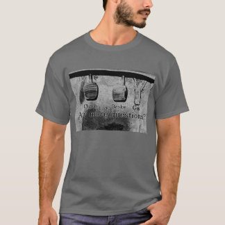 T-shirt Conduisez le bâton (noir et blanc)