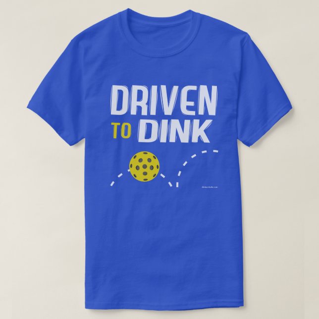 T-shirt "Conduit à la chemise de Dink" Pickleball (Design devant)