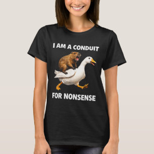 T-shirt Conduit absurde – promenade en animal drôle pour a