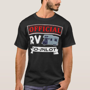 T-shirt Conduite d'un véhicule de loisir pilote RV offici