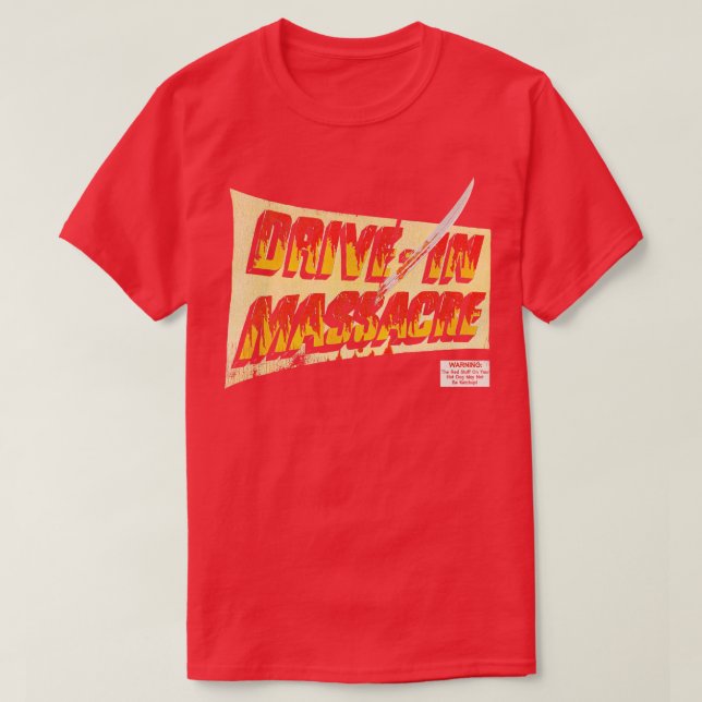 T-shirt Conduite En Massacre 1976 (Design devant)