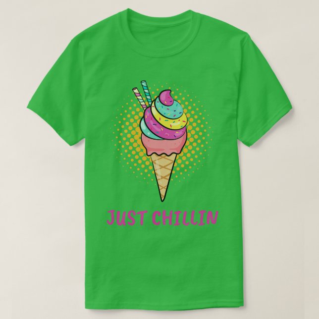 T-shirt Cône Crème glacée (Design devant)