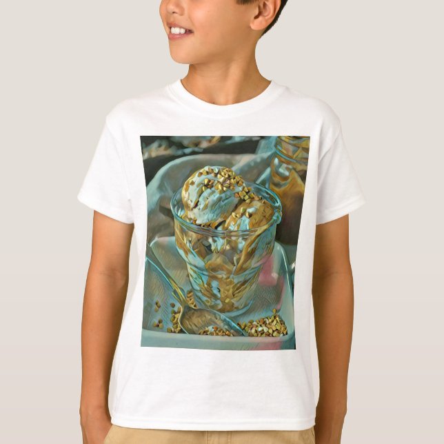 T-shirt Cône crème glacée d'été (Devant)