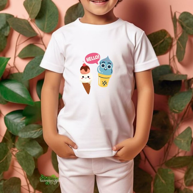T-shirt cône de crème glacée (Créateur téléchargé)