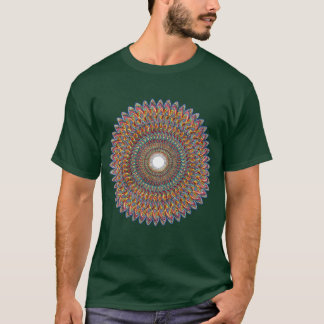 T-shirt Cône de fractale à l'impulsion d'ADN