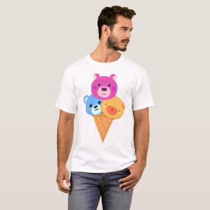 T-shirt Cône de glace Ourson
