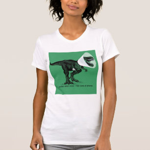 T-shirt Cône de la Honte T Rex Jennifer ellen Cook