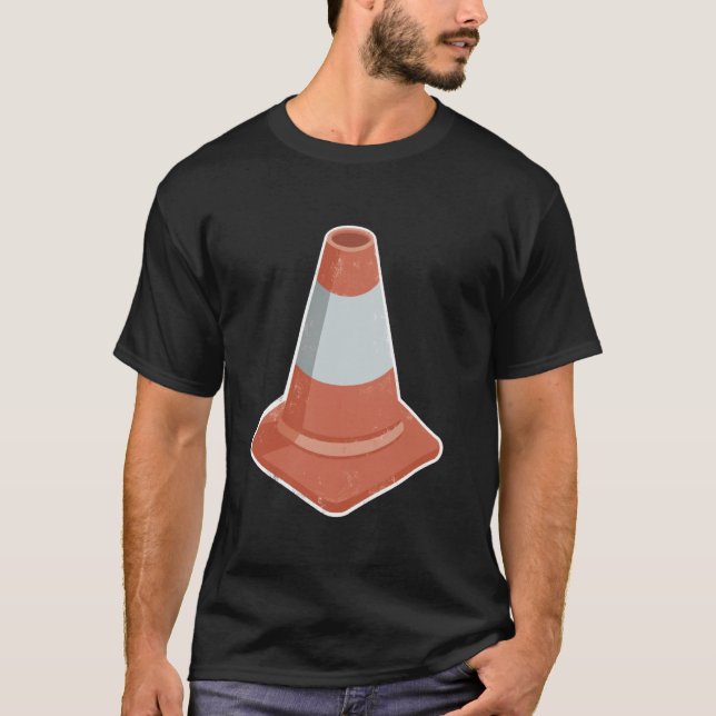 T-shirt Cône de Signalisation Fléchettes Public (Devant)
