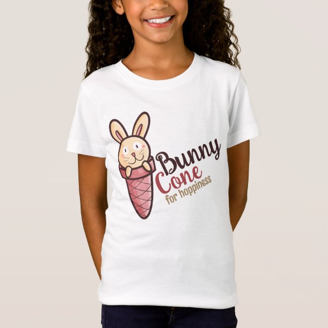 T-Shirt Cône lapin personnalisable (Devant)