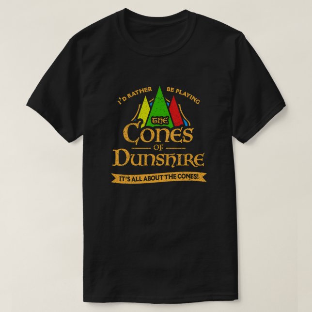 T-shirt Cônes de Dunshire (Design devant)
