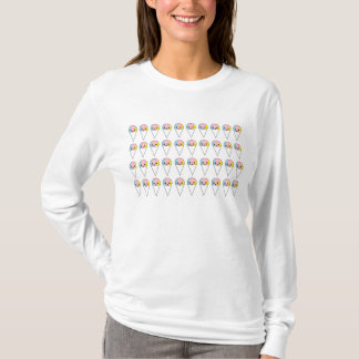 T-shirt Cônes mignons de neige