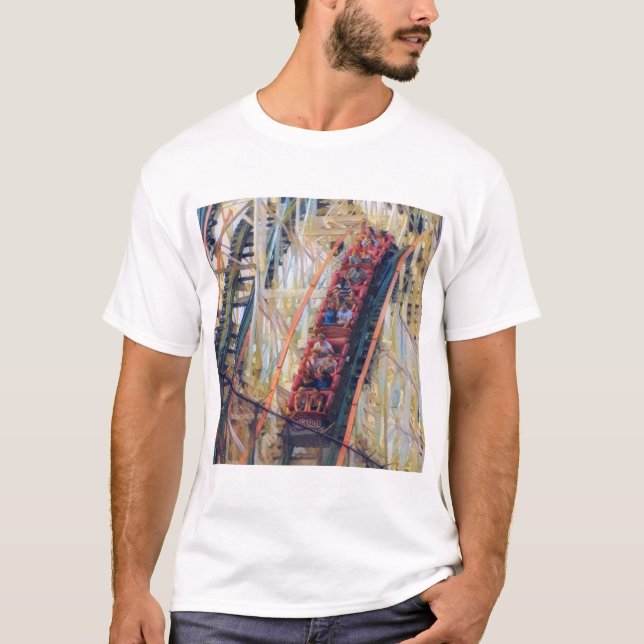 T-shirt Coney Island Cyclone (Devant)