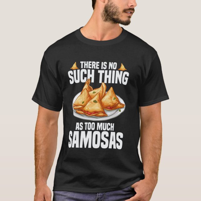 T-shirt Confection de samosas Cuisine indienne Samosas fra (Devant)