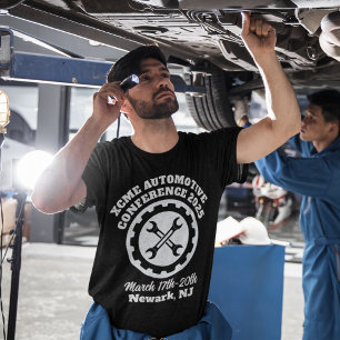 T-shirt Conférence automobile de style rétro