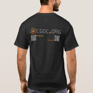 T-shirt Conférence CGDC - URL sur le dos