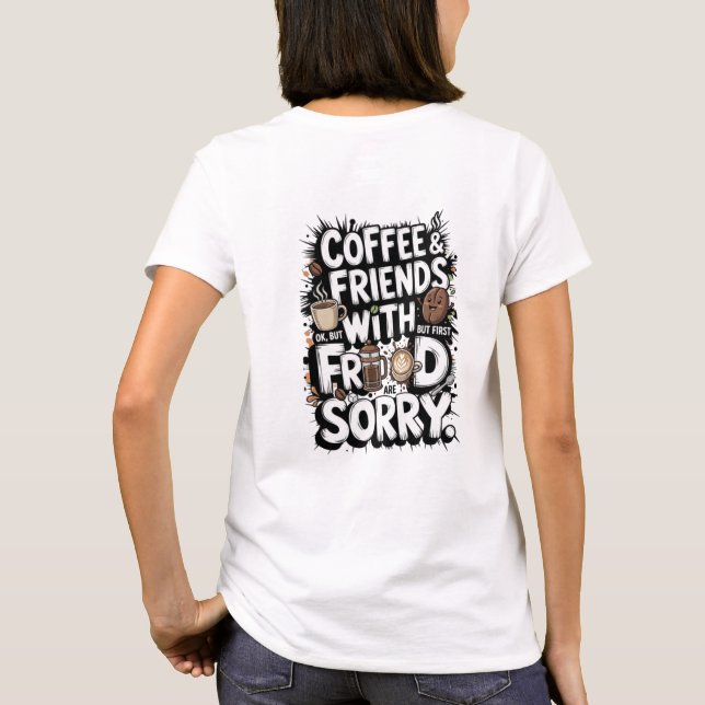 T-shirt Confessions de caféine (Dos)