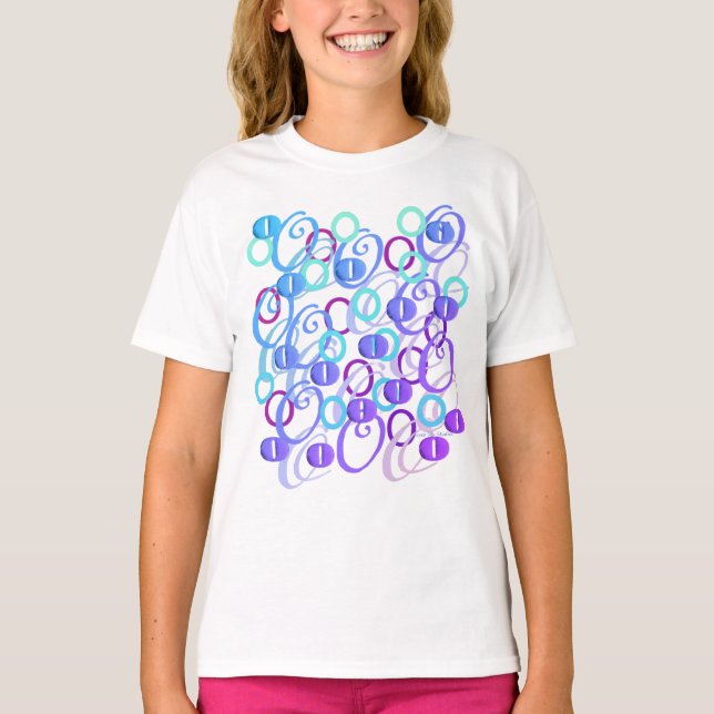 T-shirt Confettis en forme de lettre "O" (Devant)
