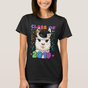T-shirt Confettis pour le diplôme de fin d'études de lama