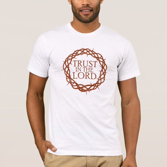 T-shirt Confiance dans le Seigneur (Devant)